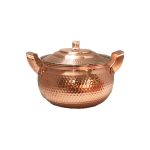 Marmite persane en cuivre – Style de cuisson traditionnel martelé Golin