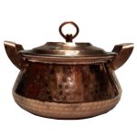 Marmite persane en cuivre – Style de cuisson traditionnel martelé Taban