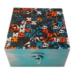 Boîte en Bois pour Cadeaux – Motif Persan Inspiré Hibo