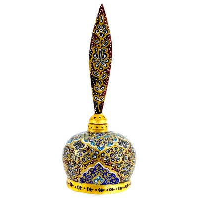 Contenant Persan Surma Dani pour Conserver le Khol en Os de Chameau Divan