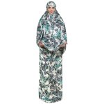 Tchador Islamique de Namaz pour Femmes Idéal pour la Prière – Fleurs Bleues
