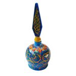 Porte-Khol Persan en Os de Chameau Bleu & Rose