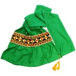 Châle Baloutche Brodé pour Femme Vert