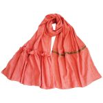 Châle Baloutche Brodé pour Femme Rose