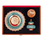 Coffret Cadeau Artisanal Persan Précieux – Incrustation de Turquoise