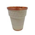 Tasse persane en cuivre – Fabriquée à la main avec anse pour boissons froides – Martelée Ladan