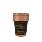 Tasse persane en cuivre – Fabriquée à la main avec anse pour boissons froides – Martelée Moderne