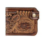 Portefeuille Cuir Perse Bifold avec Design Anil