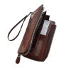Portefeuille Cuir Perse Long avec Design Charmine