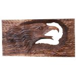 Art Mural en Bois Sculpté Modèle Oghab