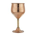 Verres à vin en cuivre persan faits à la main – Modèle martelé Vian