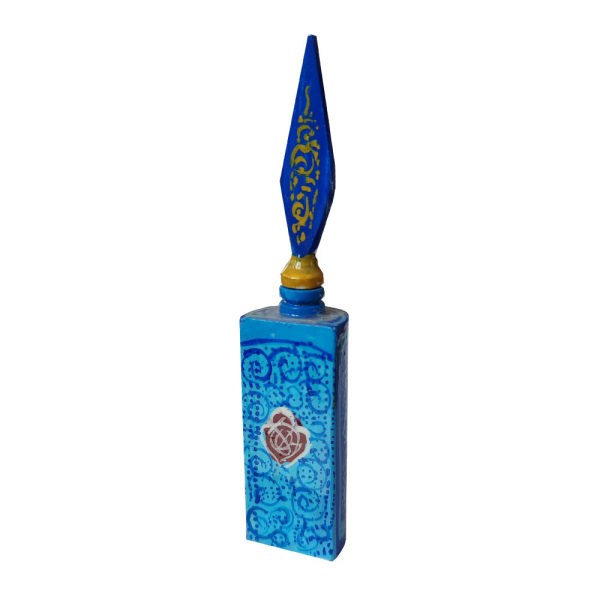Porte-Khol Persan en Os de Chameau Bleu Ciel