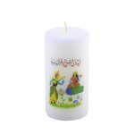 Bougie décorative blanche – Thème Eyd pour l’aménagement Haft-Sin (x2)