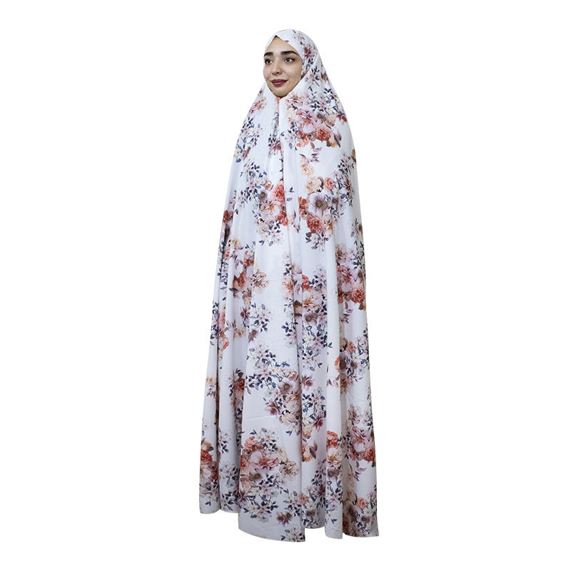 Tchador Culturel Iranien pour Femmes – Coloré, Idéal pour un Usage Quotidien et Namaz, Fleurs Roses