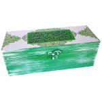 Boîte en Bois pour Cadeaux – Motif Persan Inspiré