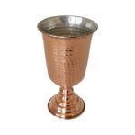 Verres à vin en cuivre persan faits à la main – Modèle martelé Diba