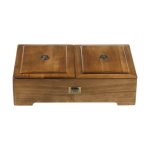 Boîte de Rangement pour Sachets de Thé en Bois avec Chauffe-Sachet Herbal I
