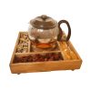 Boîte de Rangement pour Sachets de Thé en Bois avec Chauffe-Sachet Tina