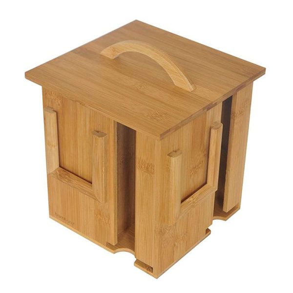 Boîte organisatrice en bois pour sachets de thé Zhav