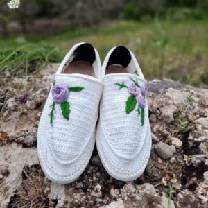Chaussures Giveh – Chaussures traditionnelles perses respirantes faites à la main Modèle Blossom