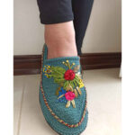 Chaussures Giveh – Chaussures traditionnelles perses respirantes faites à la main Modèle Fleur