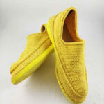 Chaussures Giveh – Chaussures traditionnelles perses respirantes faites à la main Modèle Soleil Jaune