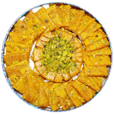 Sohan Persan avec pistaches, safran et eau de rose