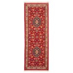 Tapis persan runner noué à la main 2 mètres modèle Nafas Qom