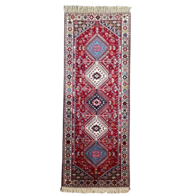 Tapis tribaux persans runner noué à la main modèle Ghashghaei