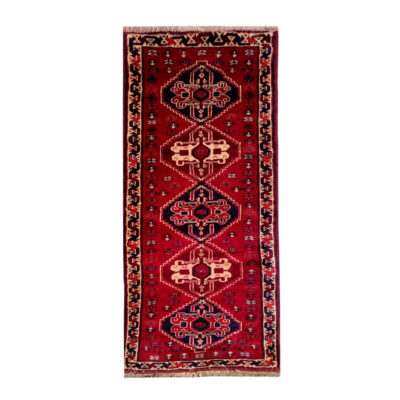 Tapis persan runner noué à la main modèle Arezoo