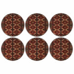 Sets de table marron en tissu Sous l’assiette – Modèle Sayeh