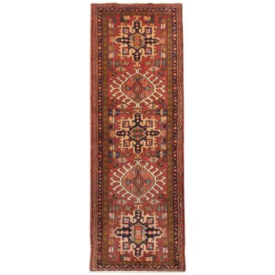 Tapis persan tribal runner noué à la main modèle Azin