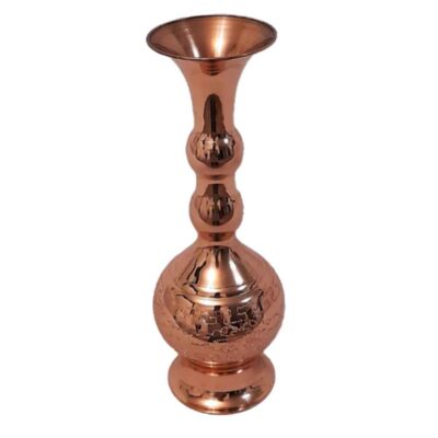 Vase décoratif persan en cuivre martelé fait main Raaz