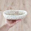 Panier en feuille de palmier tissé à la main persan modèle Najmeh