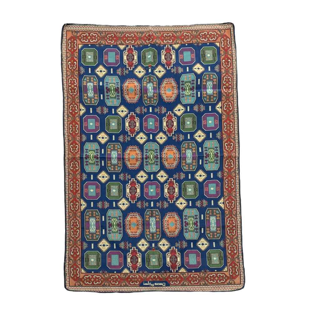 Grand tapis de sol intérieur de style bohème persan Mohsen
