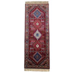 Tapis persan tribal runner noué à la main modèle Arsalan