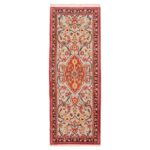Tapis persan runner noué à la main Médaillon Aseman Qom