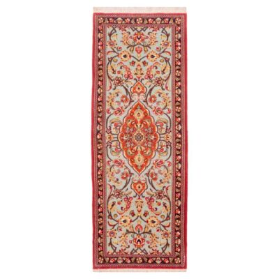 Tapis persan runner noué à la main Médaillon Aseman Qom