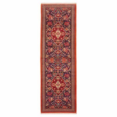 Tapis persan runner noué à la main modèle Sahra Qom