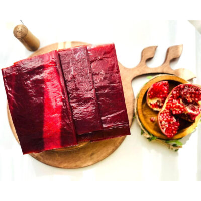 Lavaschak maison persan à la grenade – Rouleau de cuir de fruit aigre, 800g
