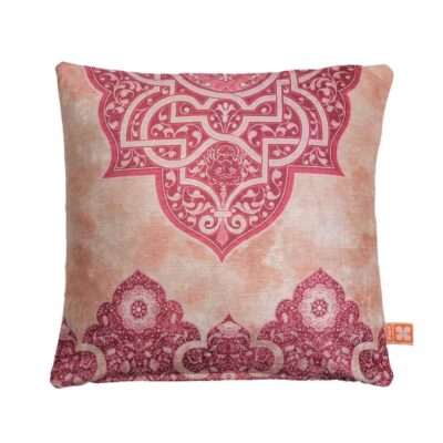 Housse de coussin en velours persan – Design Rose (Set de 2)
