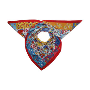 Floral Print Scarf for Women – Luxe and Vibrant Floral Design