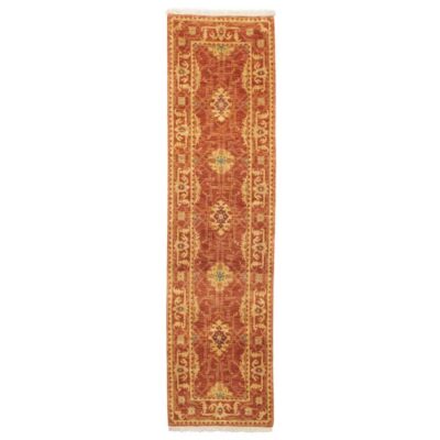 Tapis persan runner noué à la main Médaillon Shiraz Khorshid