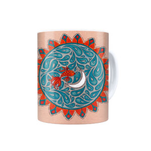 Mug en céramique persan – Modèle Mah o Mahi