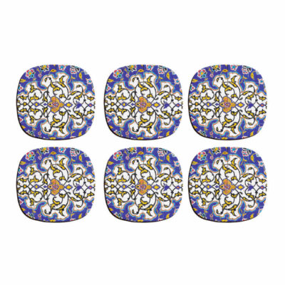 Ensemble de sous-verres inspiré de la calligraphie persane Chai