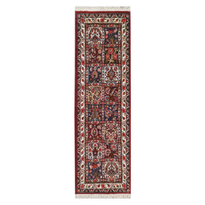 Tapis persan runner noué à la main modèle Arezoo