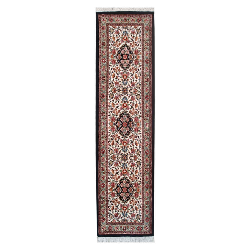 Tapis persan runner noué à la main modèle Arvand