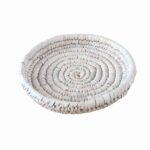 Panier en feuille de palmier tissé à la main persan modèle Tahoora