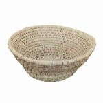 Panier de rangement en feuille de palmier tissé à la main persan modèle Tanin