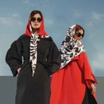 Silk Scarf for Women – Persian Artistic Print, Luxe and Vibrant Ashegh Design